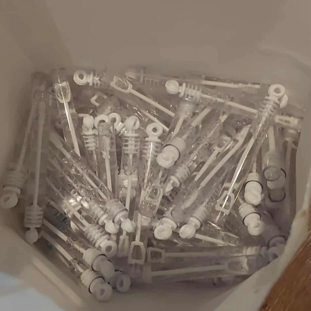 Clear and White Bubble Wands